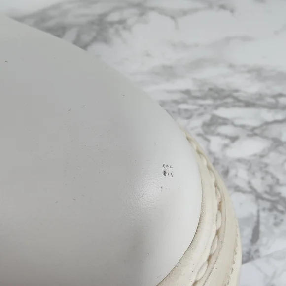 Gia X Pernille Tiesbaek White Leather Tubular Combat Boots Size 38.5 - Picture 7 of 14